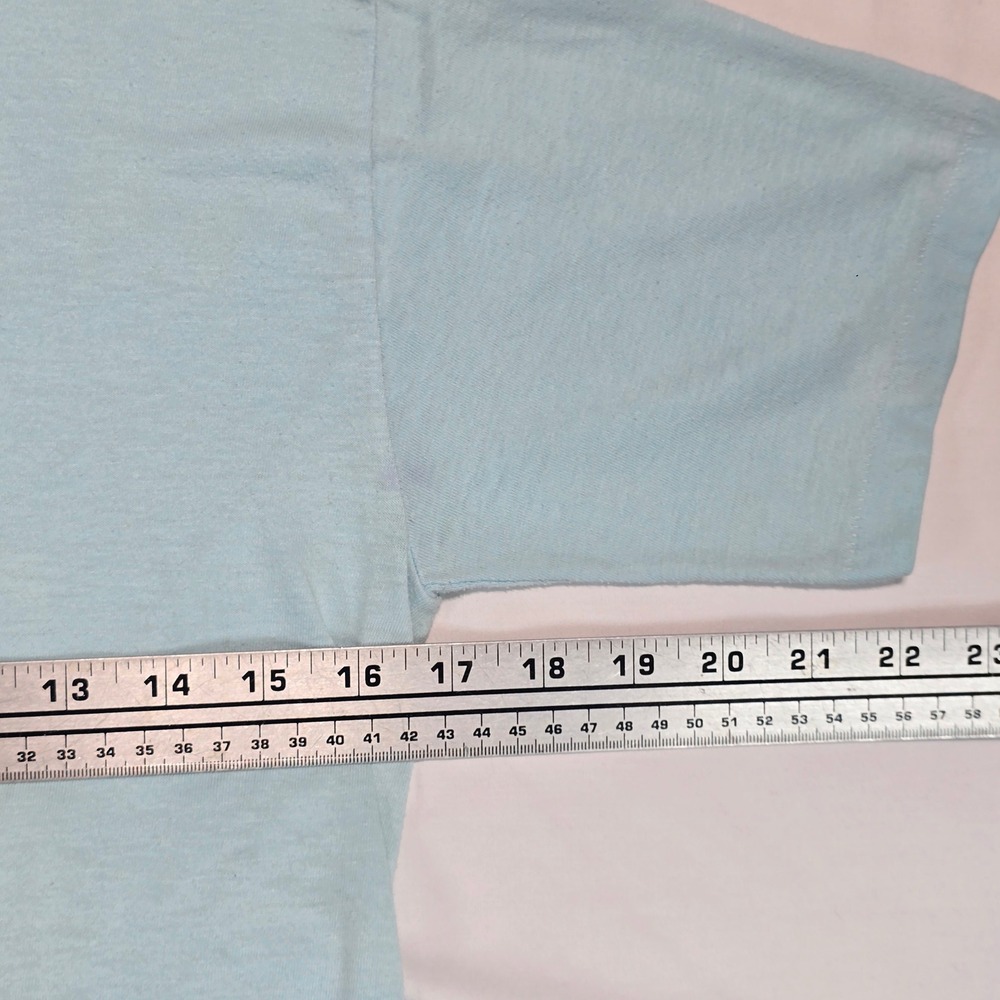 Vintage Super Shirts Oregon Yacht Club T-Shirt Mens Medium Blue Made in USA 80s - Picture 13 of 16
